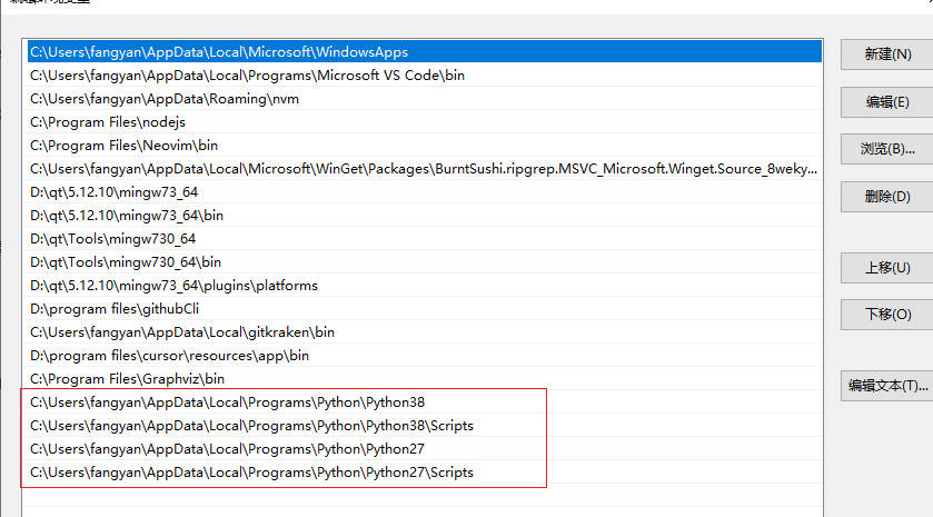 python environment variable